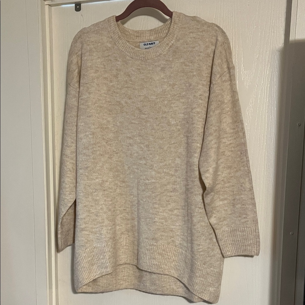 Old Navy Light Tan Knit Sweater